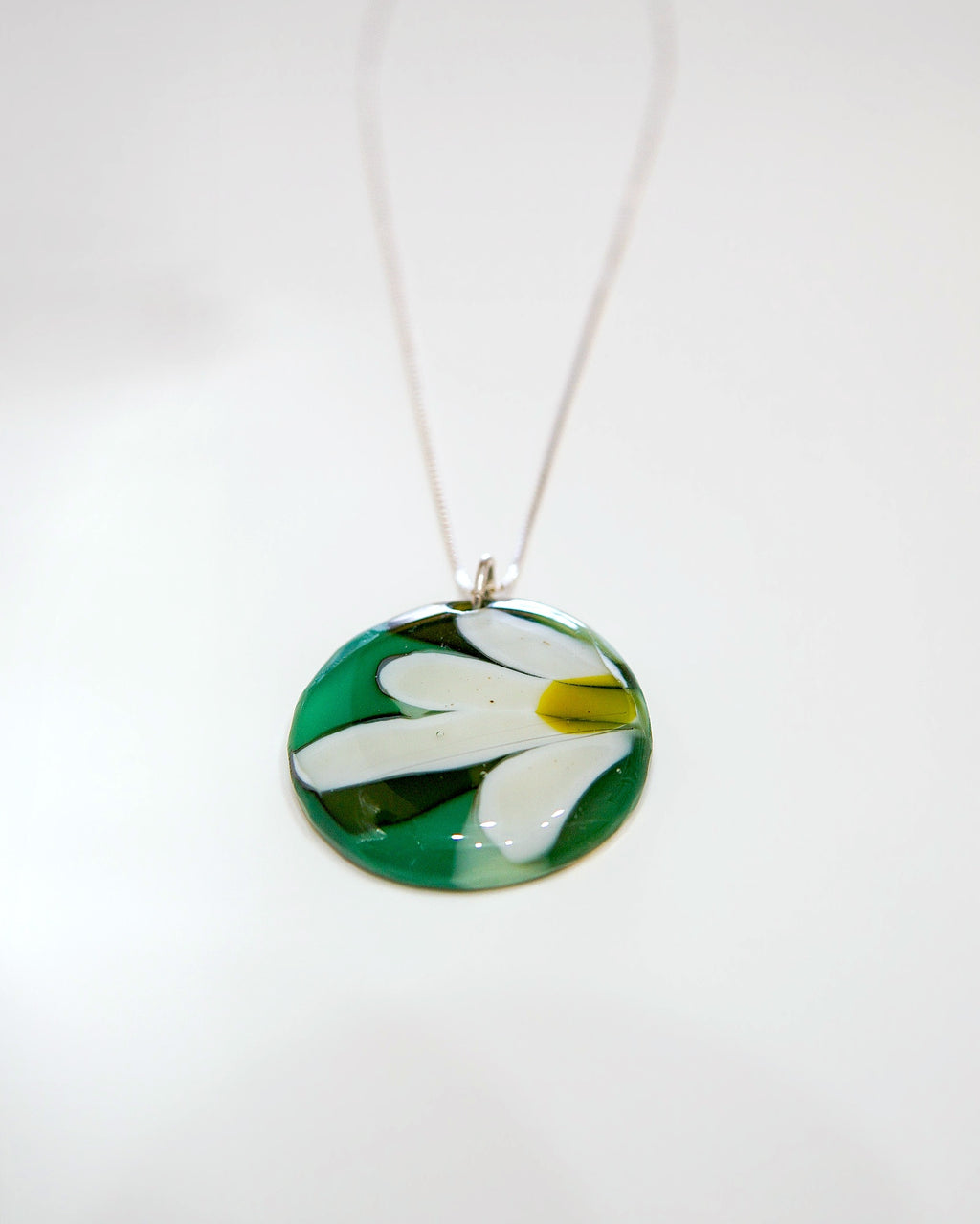 Fleur Verte – Verre fusionné