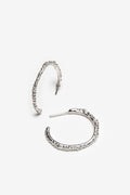 Aurelia hoops - silver
