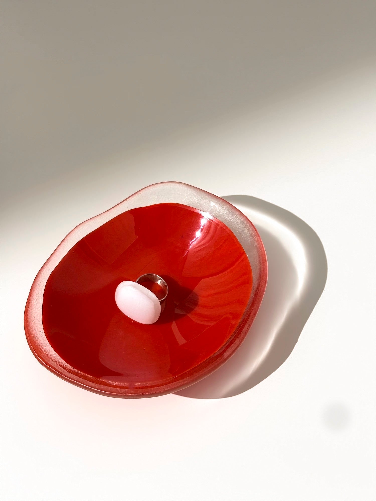 Petit bol orange - verre