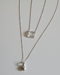Duo - Bille & cristal argent