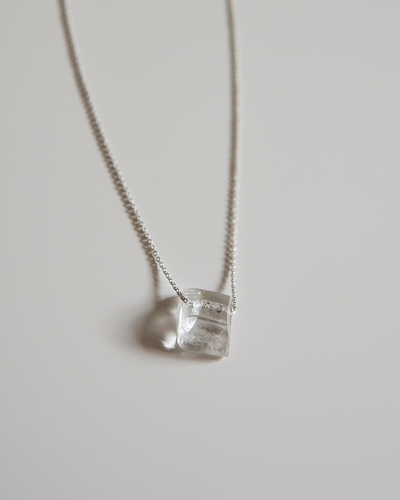 Petit Cristal transparent – Argent