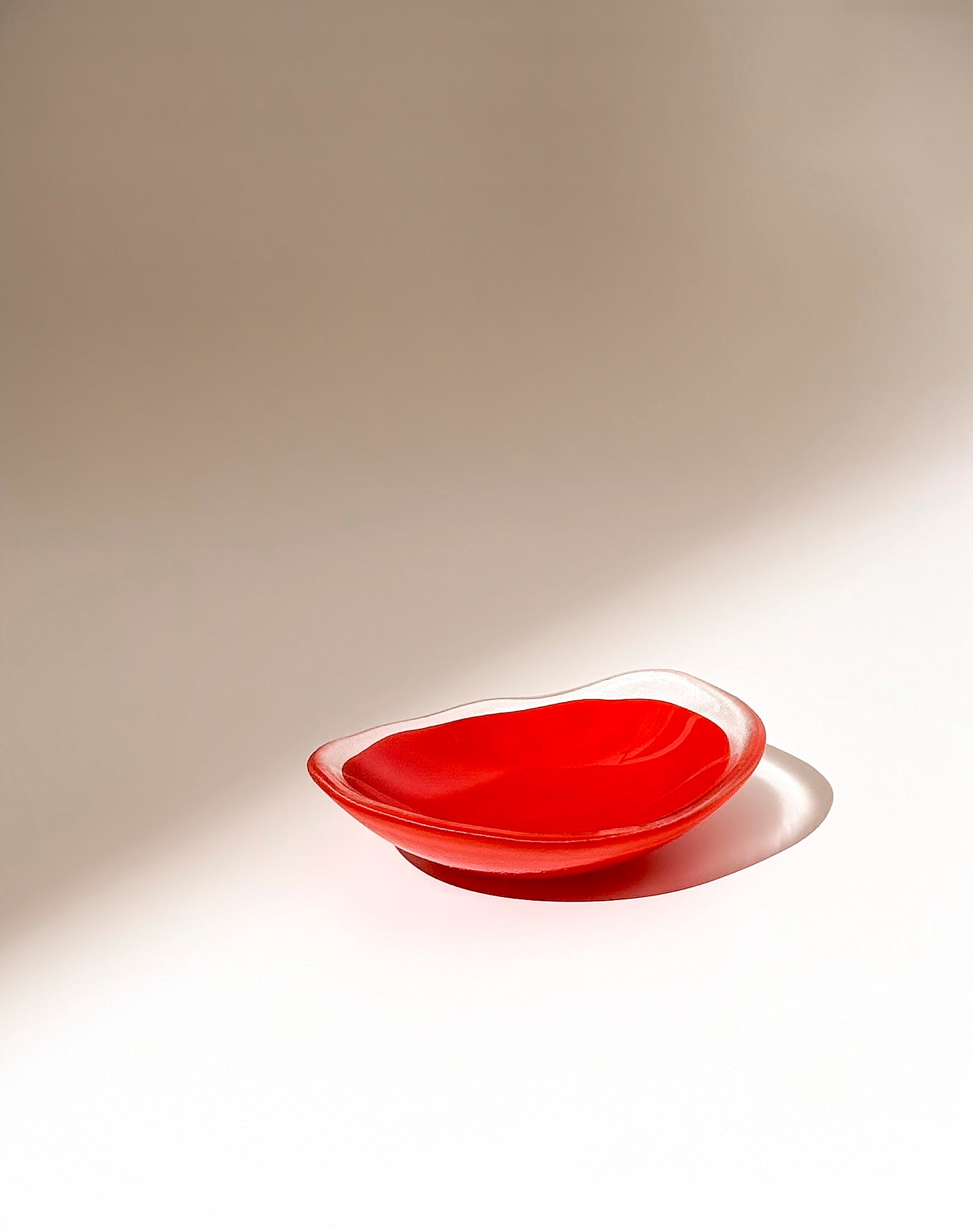 Petit bol orange - verre