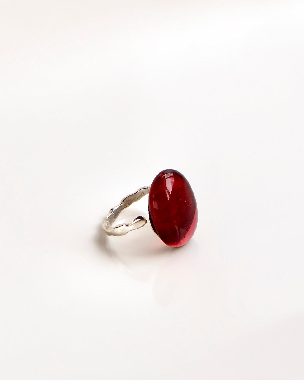 Small Round Ring – Raspberry