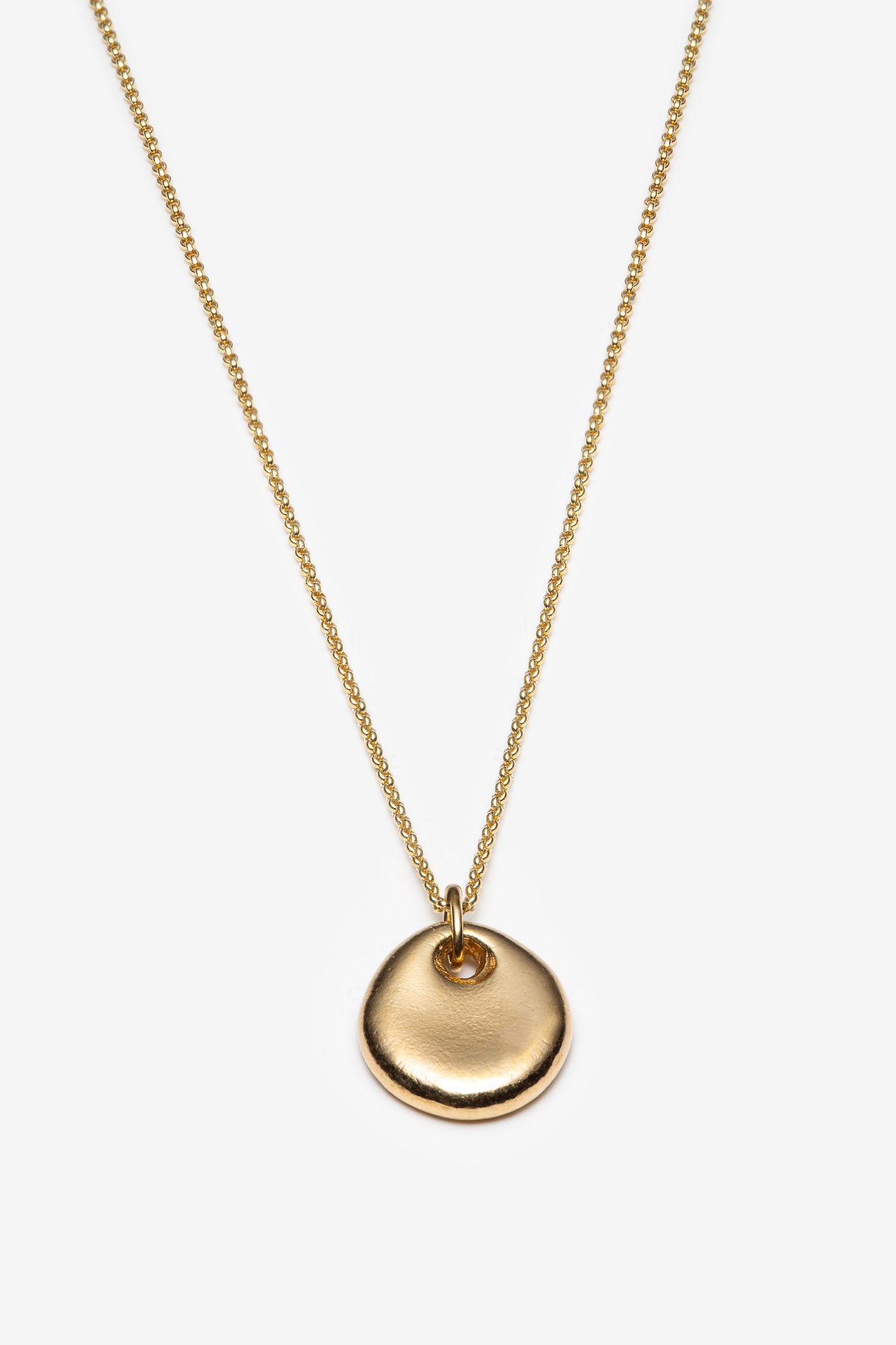 Small Medallion - Vermeil Gold